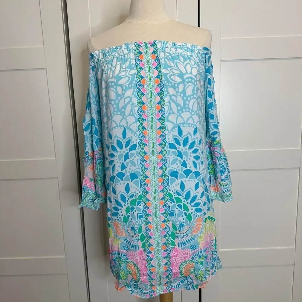 Lilly Pulitzer NWT‎ Nevie Caribbean Citrus Dress, NWT - Picture 2 of 4